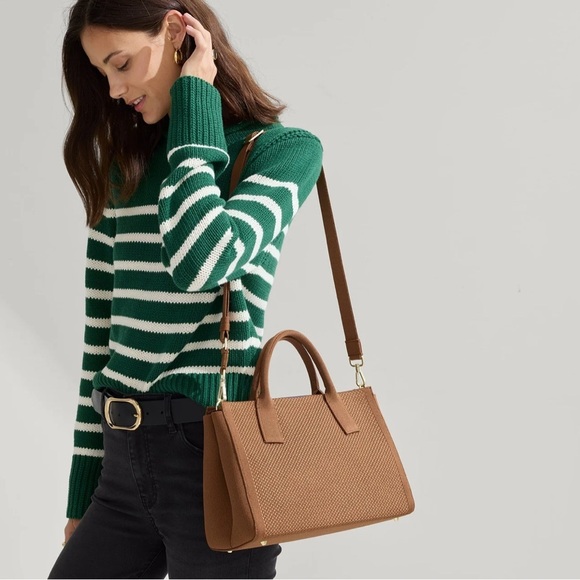 ⭐️Rothy’s Brown Crossbody/Satchel Bag—GORGEOUS!! Two Tassles—New With Tags! - Picture 1 of 15